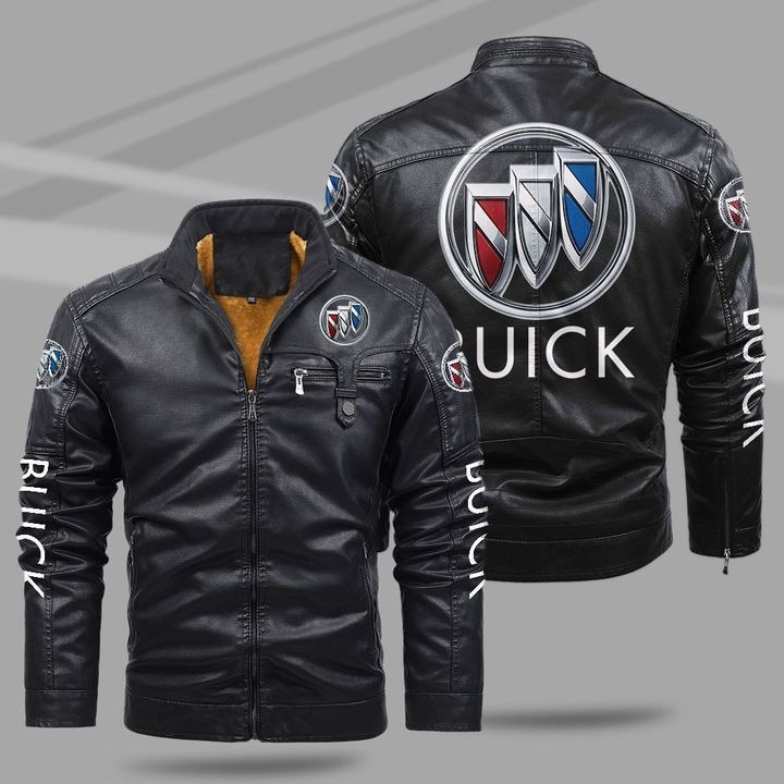 Buick Fleece Leather Jacket