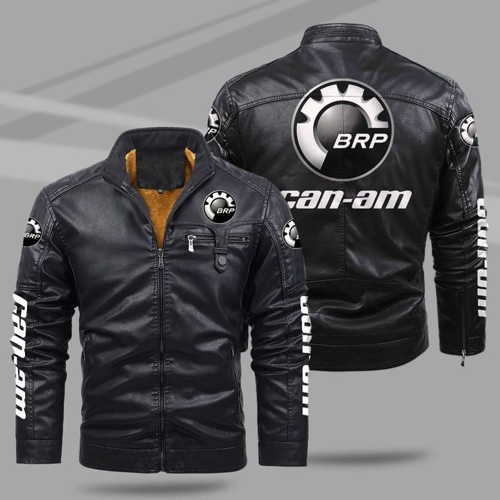 Can-Am Fleece Leather Jacket
