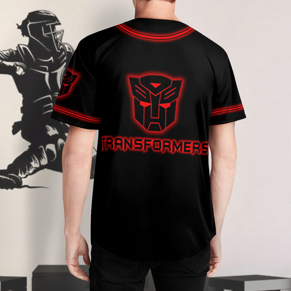 Optimus Prime Autobot Transformer baseball Jersey shirt