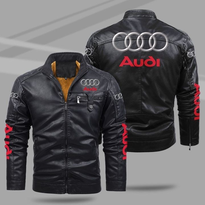 Audi Fleece Leather Jacket
