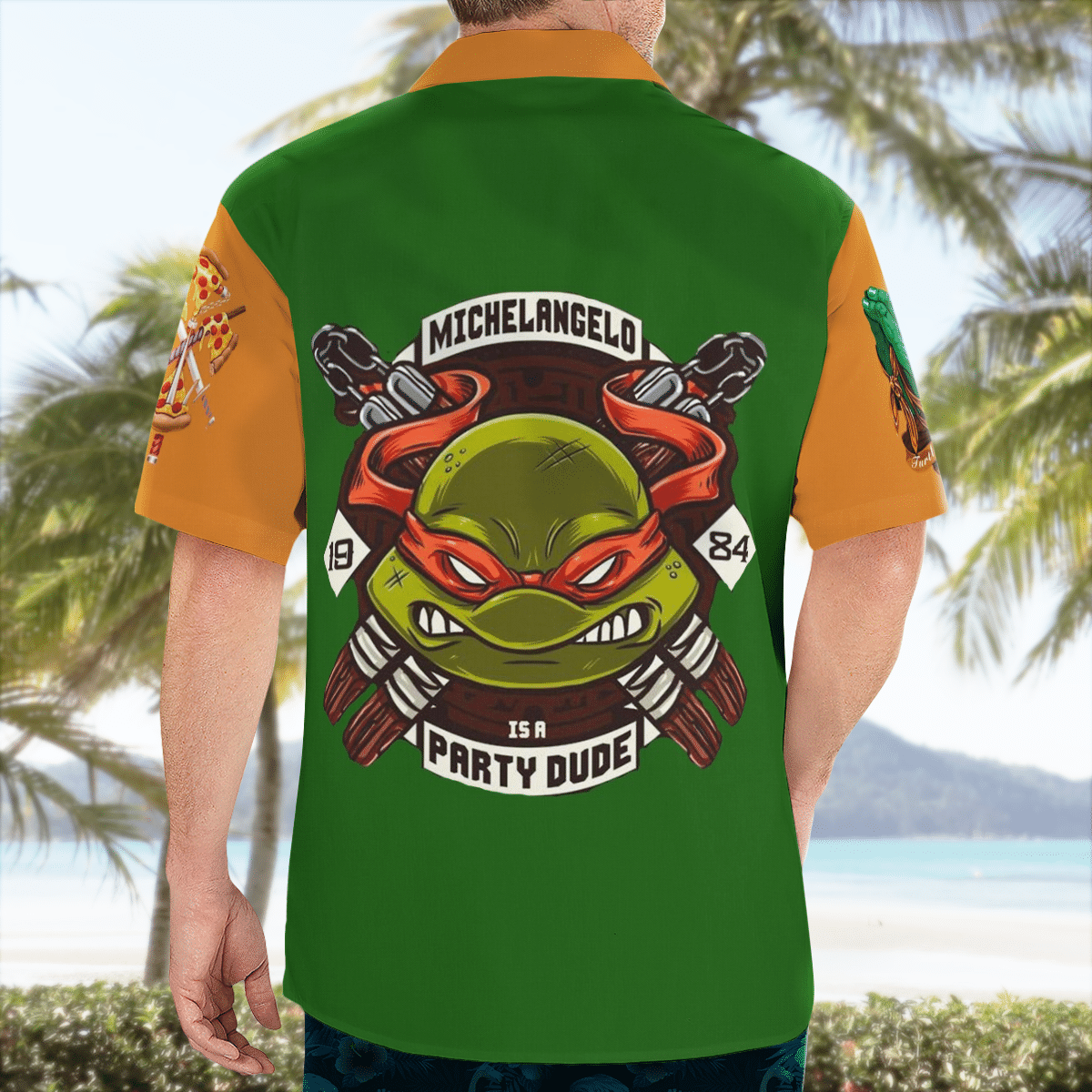 Legend Ninja Turtles Michelangelo Hawaiian Shirt Summer Shirt