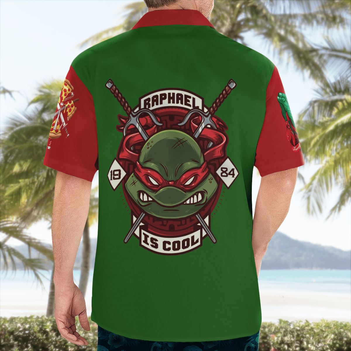 Legend Ninja Turtles Raphael Hawaiian Shirt Summer Shirt