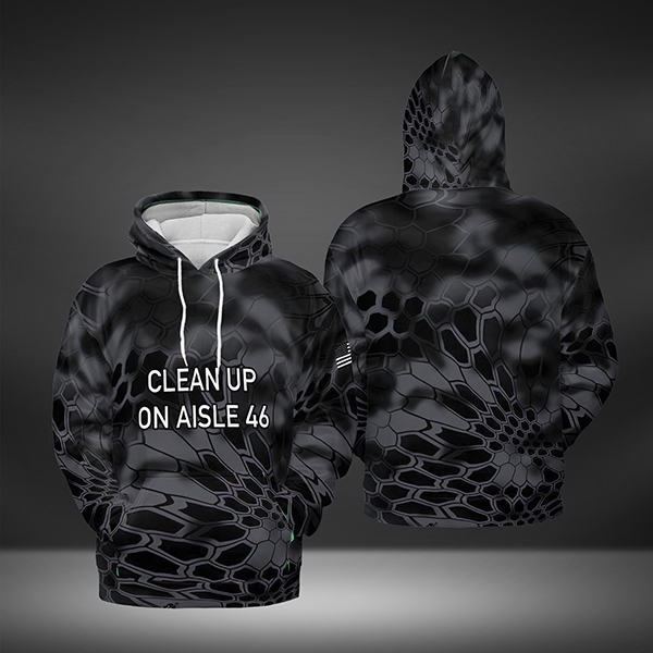 Clean up on aisle 46 3D All Over Print Hoodie