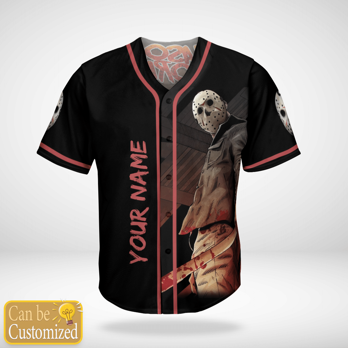 Customized Jason Voorhees killer baseball Jersey Shirt