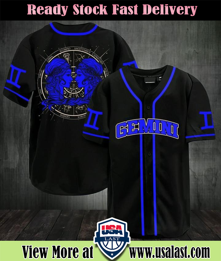 Gemini Zodiac Sign Baseball Jersey Shirt
