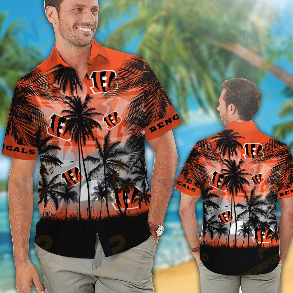 NFL Cincinnati Bengals short sleeve Hawaiian Shirt