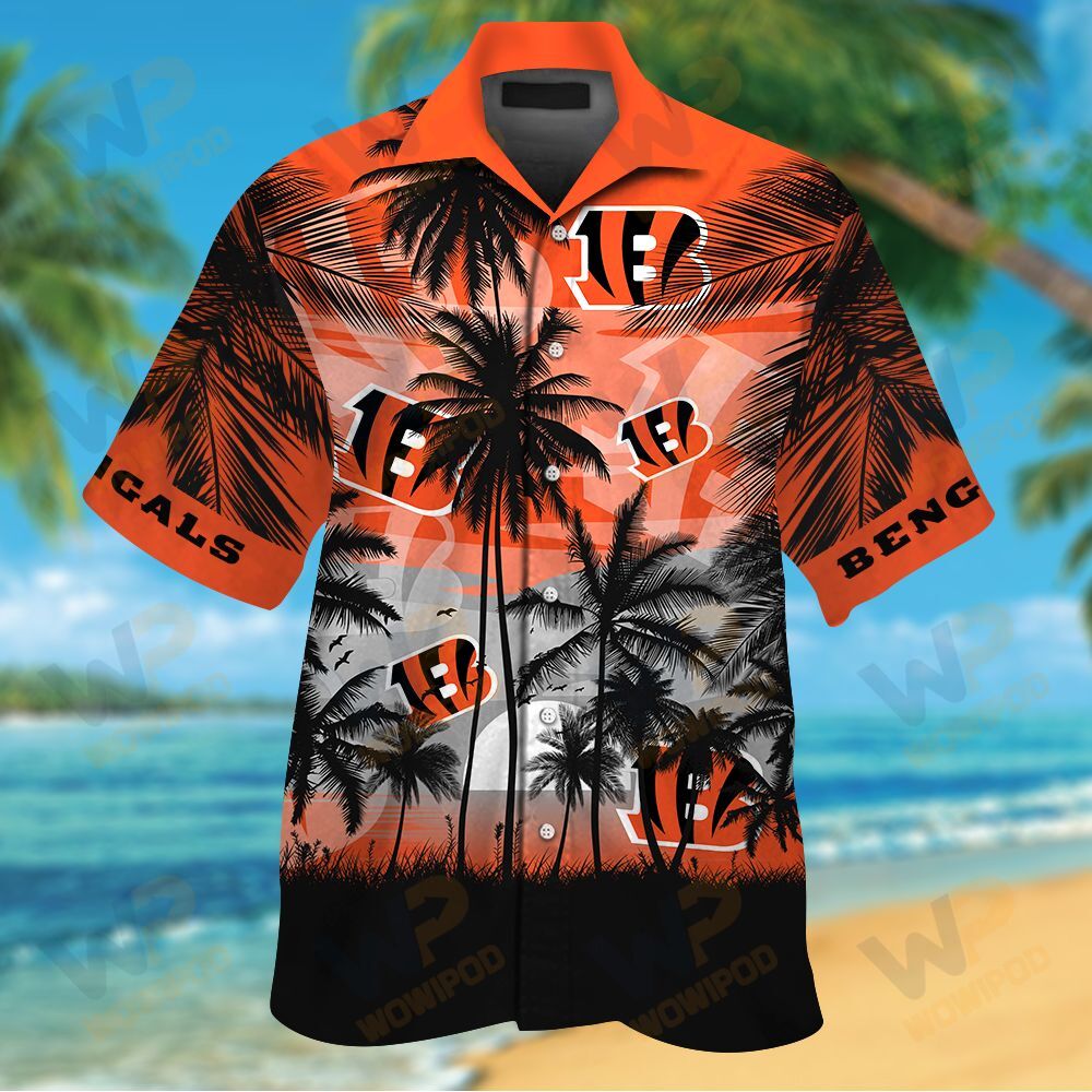 NFL Cincinnati Bengals short sleeve Hawaiian Shirt