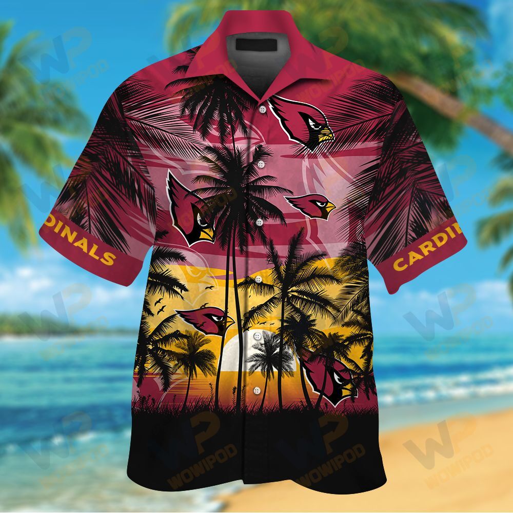NFL Arizona Cardinals short sleeve Hawaiian Shirt