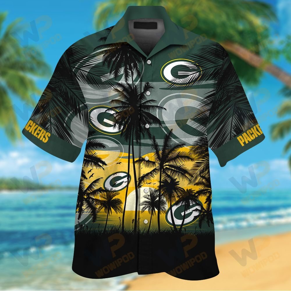 NFL Green Bay Packers short sleeve Hawaiian Shirt