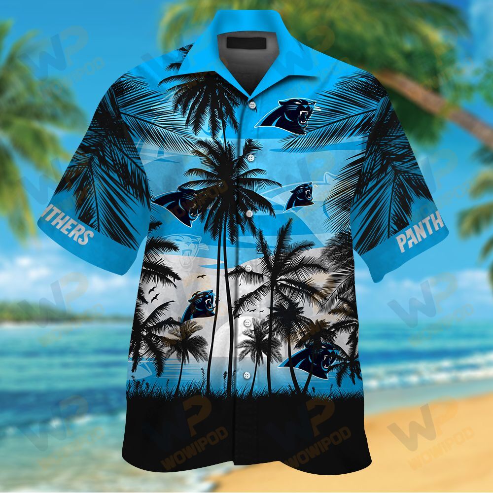 NFL Carolina Panthers short sleeve Hawaiian Shirt