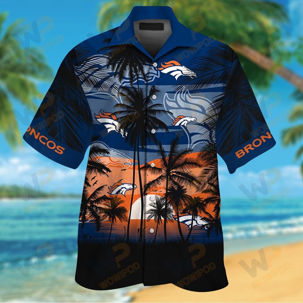 NFL Denver Broncos short sleeve Hawaiian Shirt