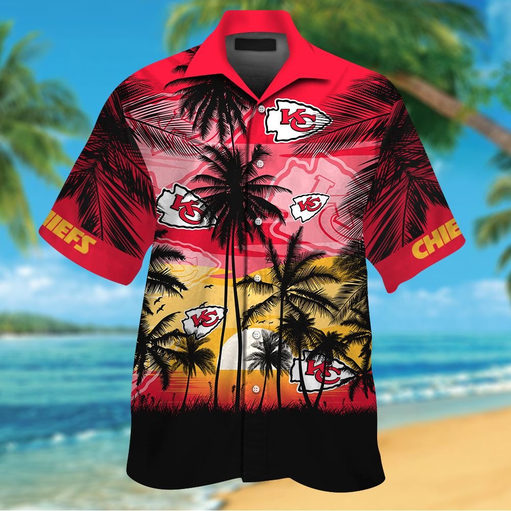 NFL Kansas City Chiefs short sleeve Hawaiian Shirt
