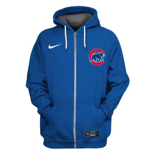 Chicago Cubs Custom Name And Number Unisex Hoodie And Shirt