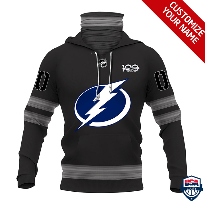 NHL Tampa Bay Lightning Personalized 3D Mask Hoodie Ver 01