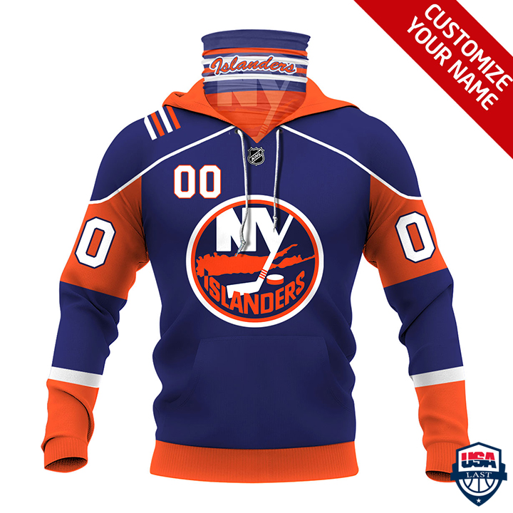 NHL New York Rangers Personalized 3D Mask Hoodie Ver 01