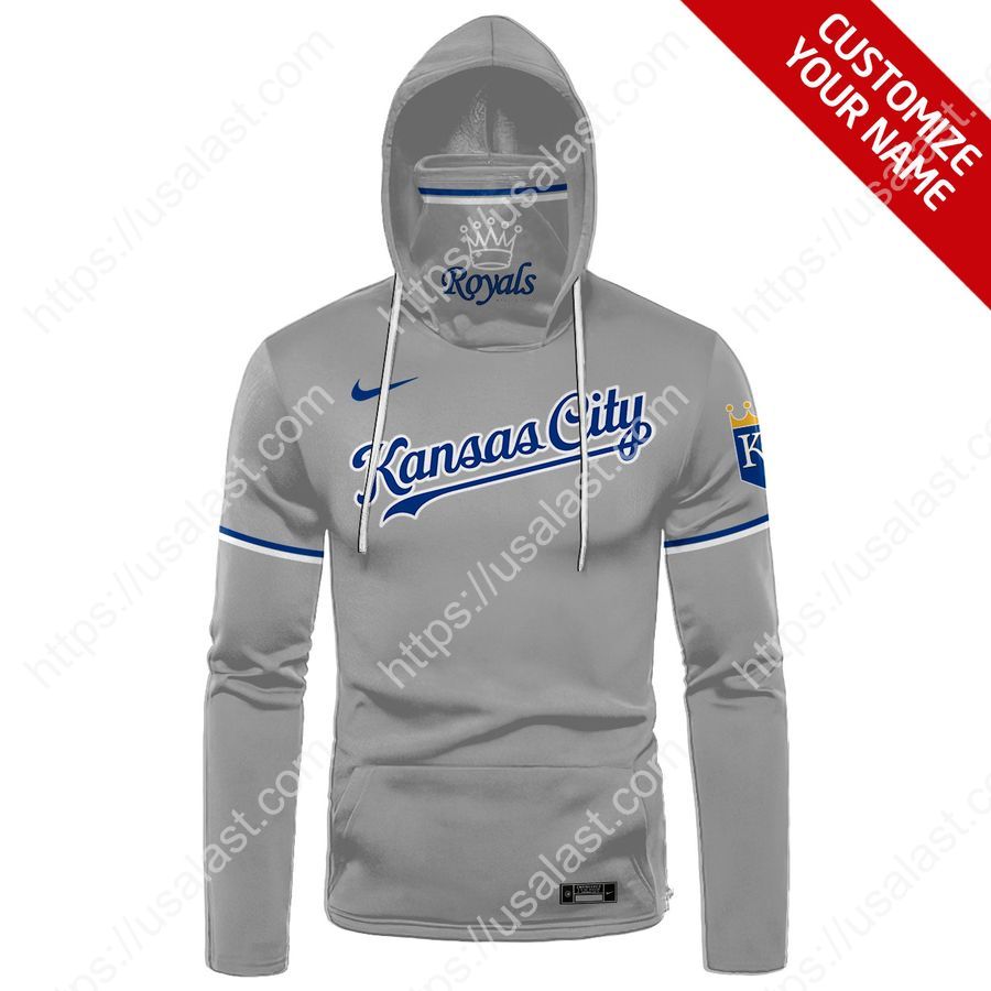 MLB Kansas City Royals Ver 01 Personalized 3D Mask Hoodie_result
