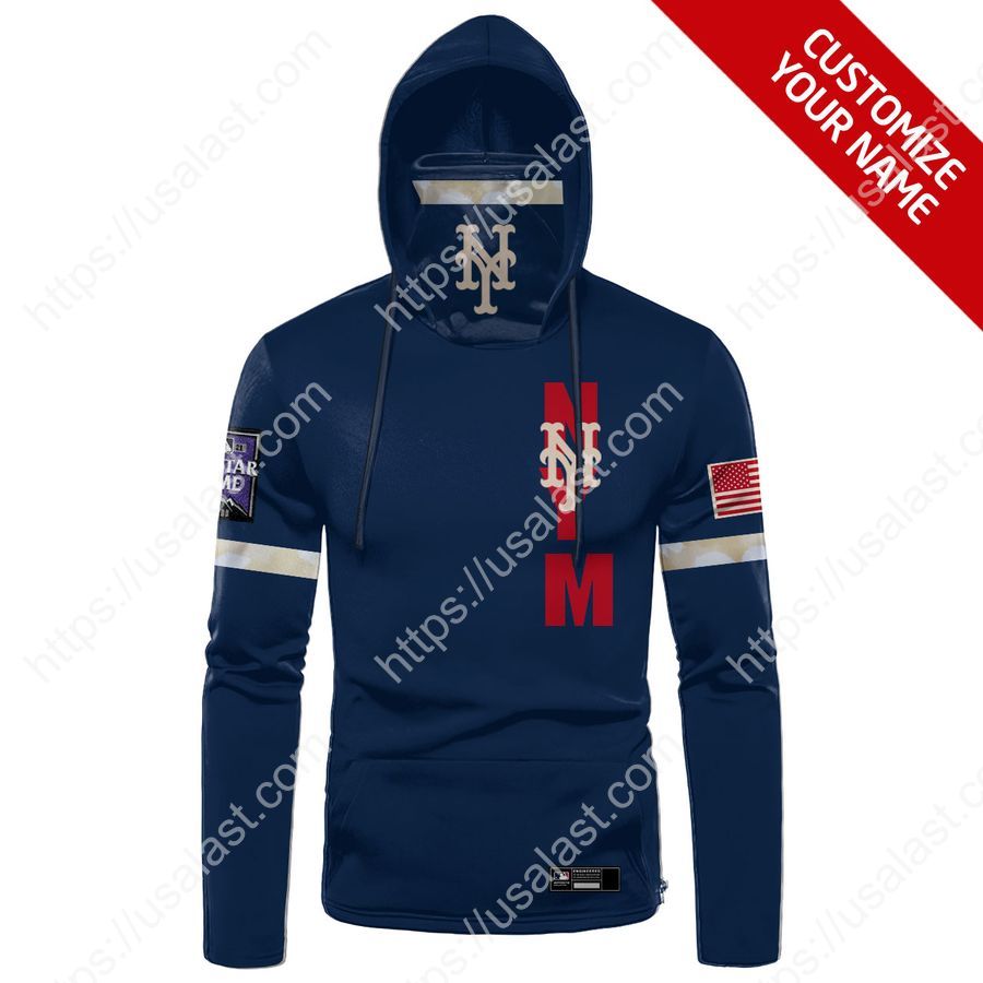 MLB New York Mets Ver 01 Personalized 3D Mask Hoodie_result