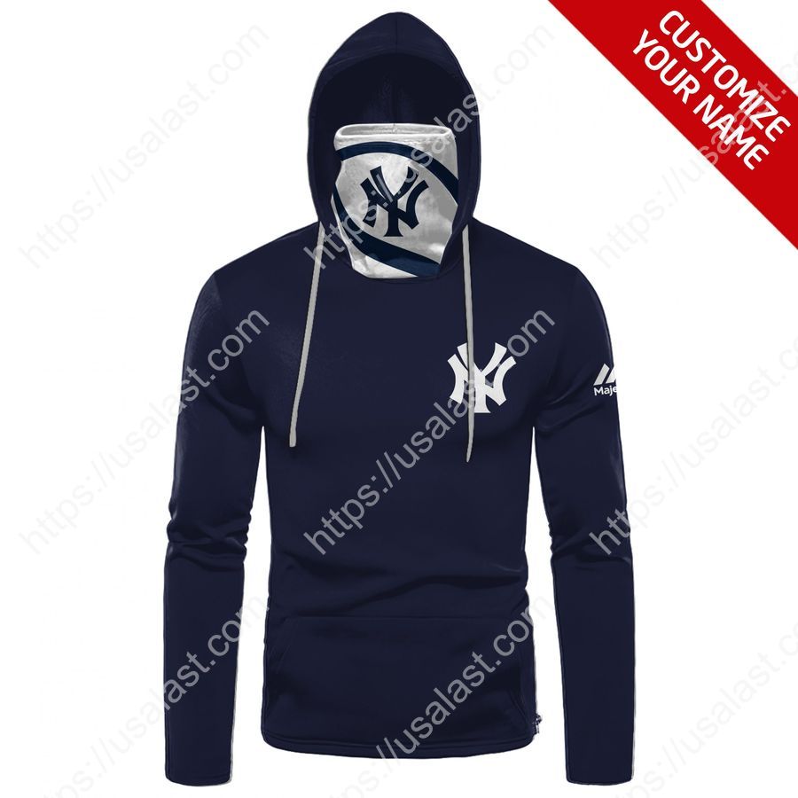 MLB New York Yankees Ver 01 Personalized 3D Mask Hoodie_result
