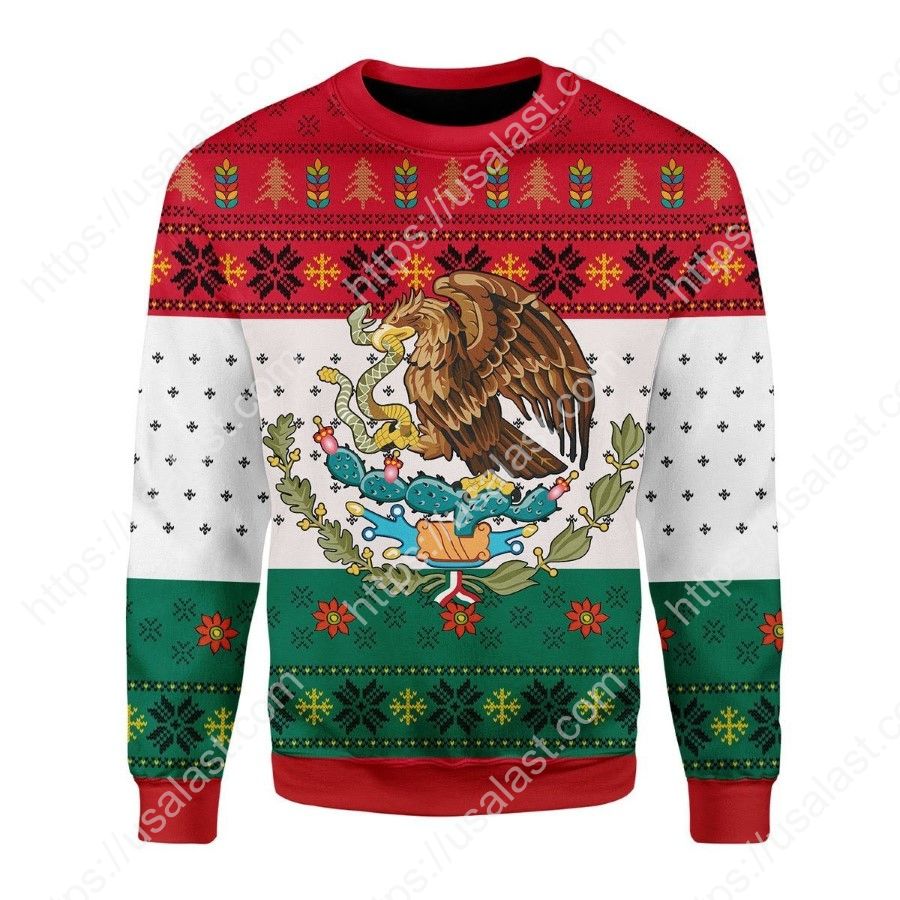 Mexico Pride Ugly Christmas Sweater Gift For Mexican