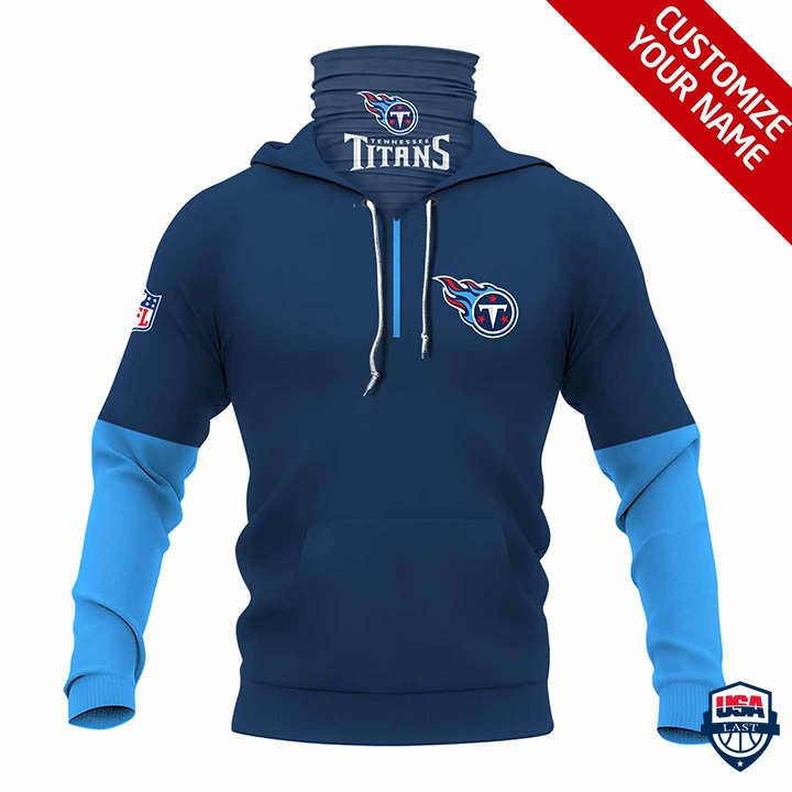 Tennessee Titans Ver 01 Personalized 3D Mask Hoodie