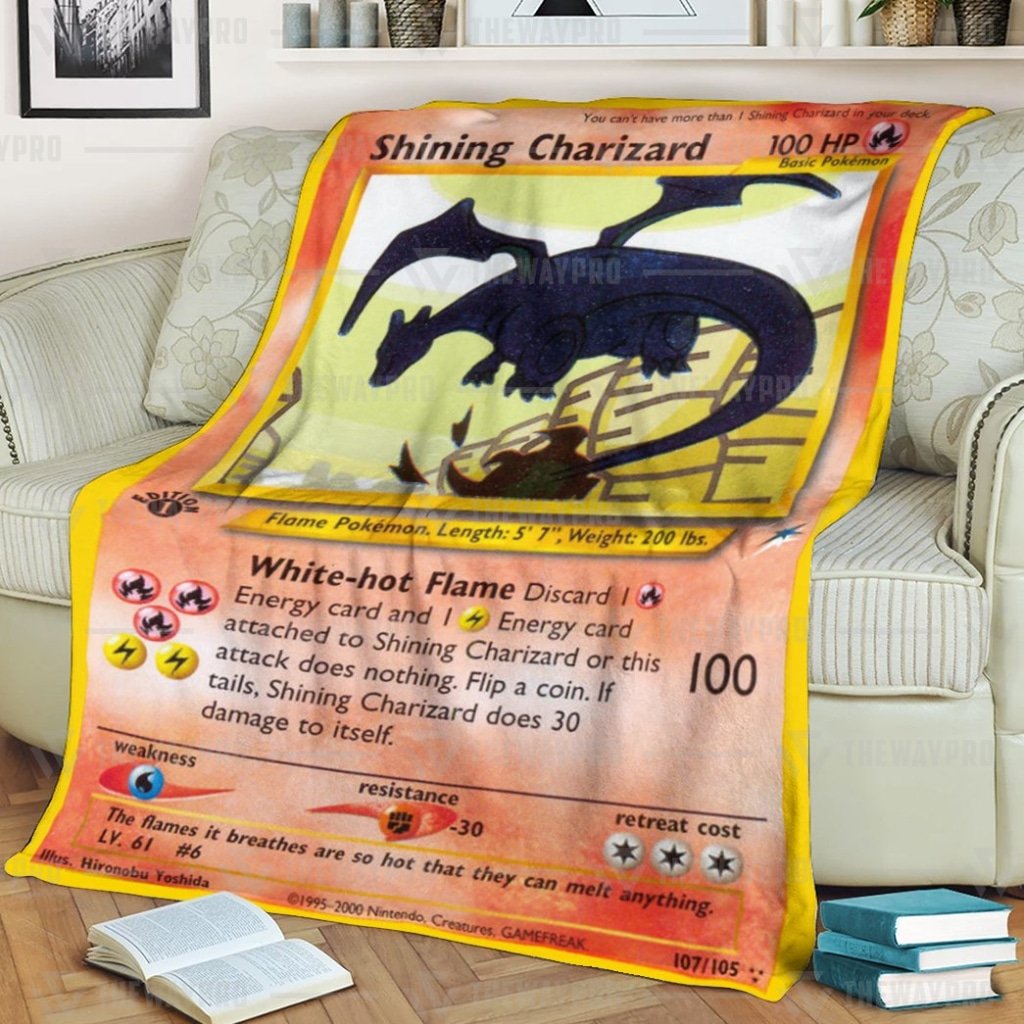 Anime Pokemon Arcanine Quilts Blanket
