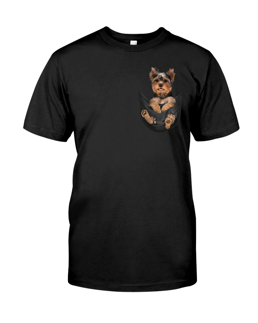 Yorkshire Terrier In Pocket Classic T-Shirt