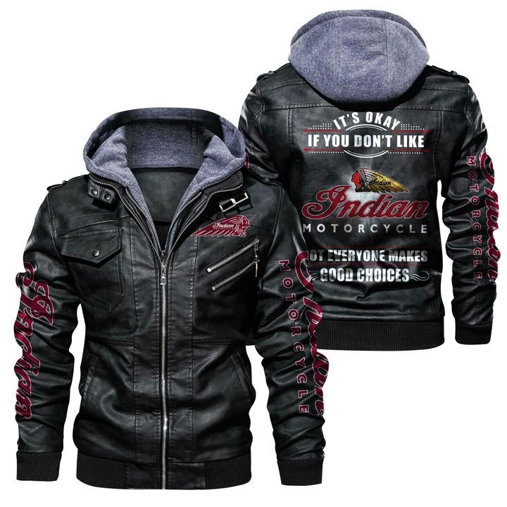 Indian Motorcycle Not Everyone Makes Good Choices Leather Jacket