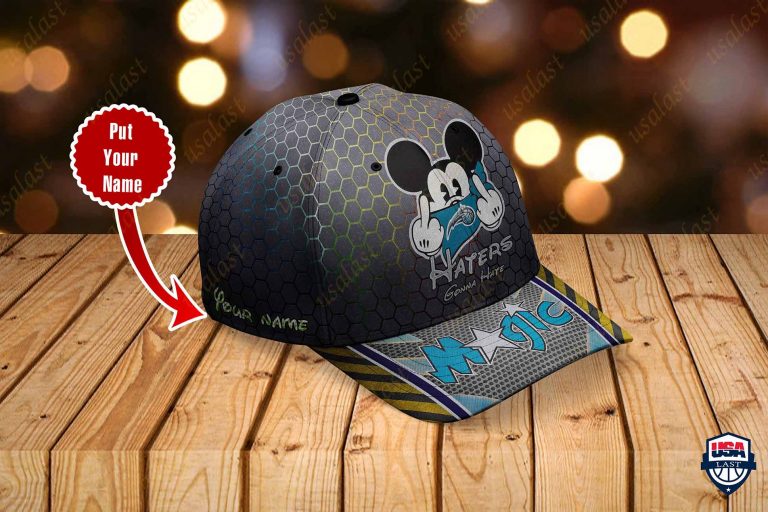 Orlando Magic Mickey Mouse Haters Gonna Hate Custom Name Hat Cap