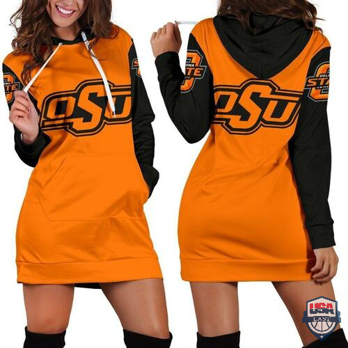 Oklahoma State Cowboys NCAA 3D Hoodie Dress