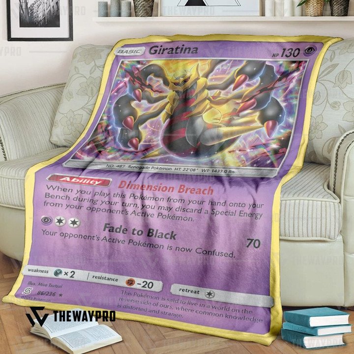 Pokemon Giratina Unified Minds Bedding Set And Quilt Blanket