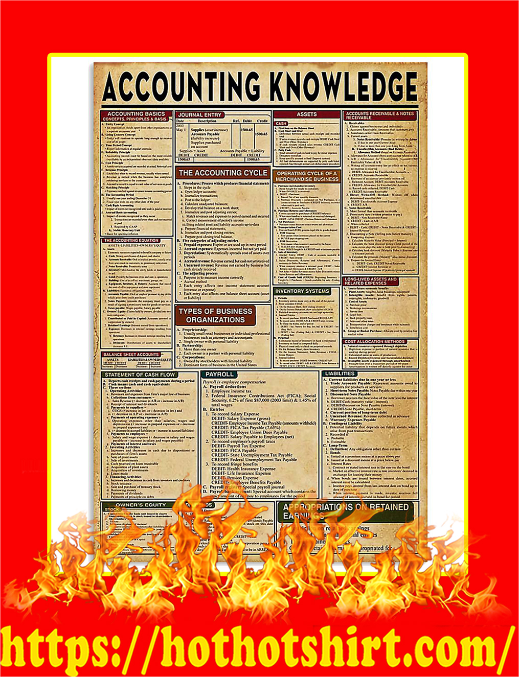 Accounting Knowledge Poster