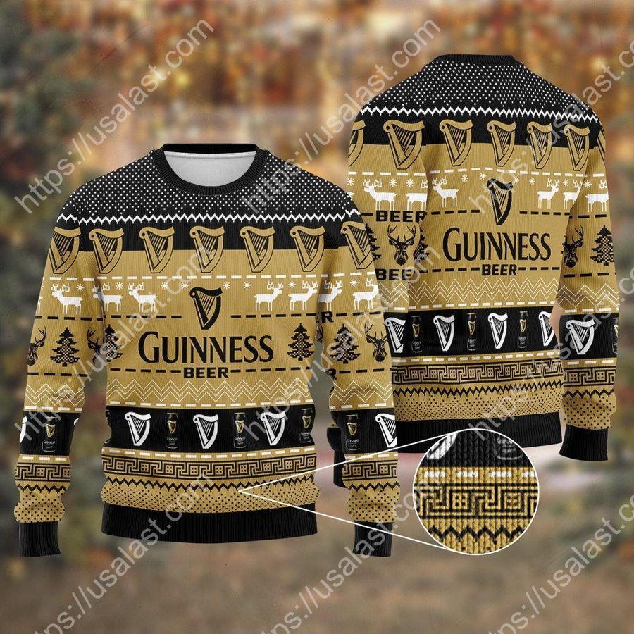 Christmas Guinness beer ugly sweater