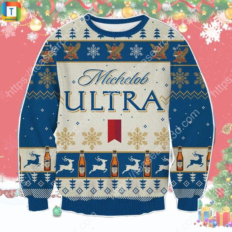 Christmas Miller Lite Ugly Sweater