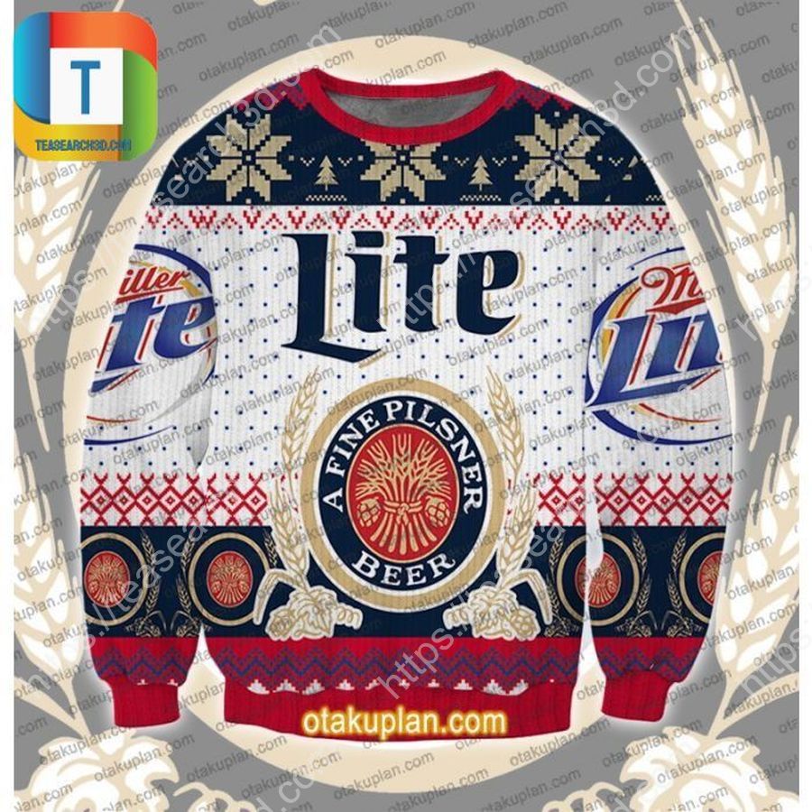 Christmas Miller Lite Ugly Sweater_result