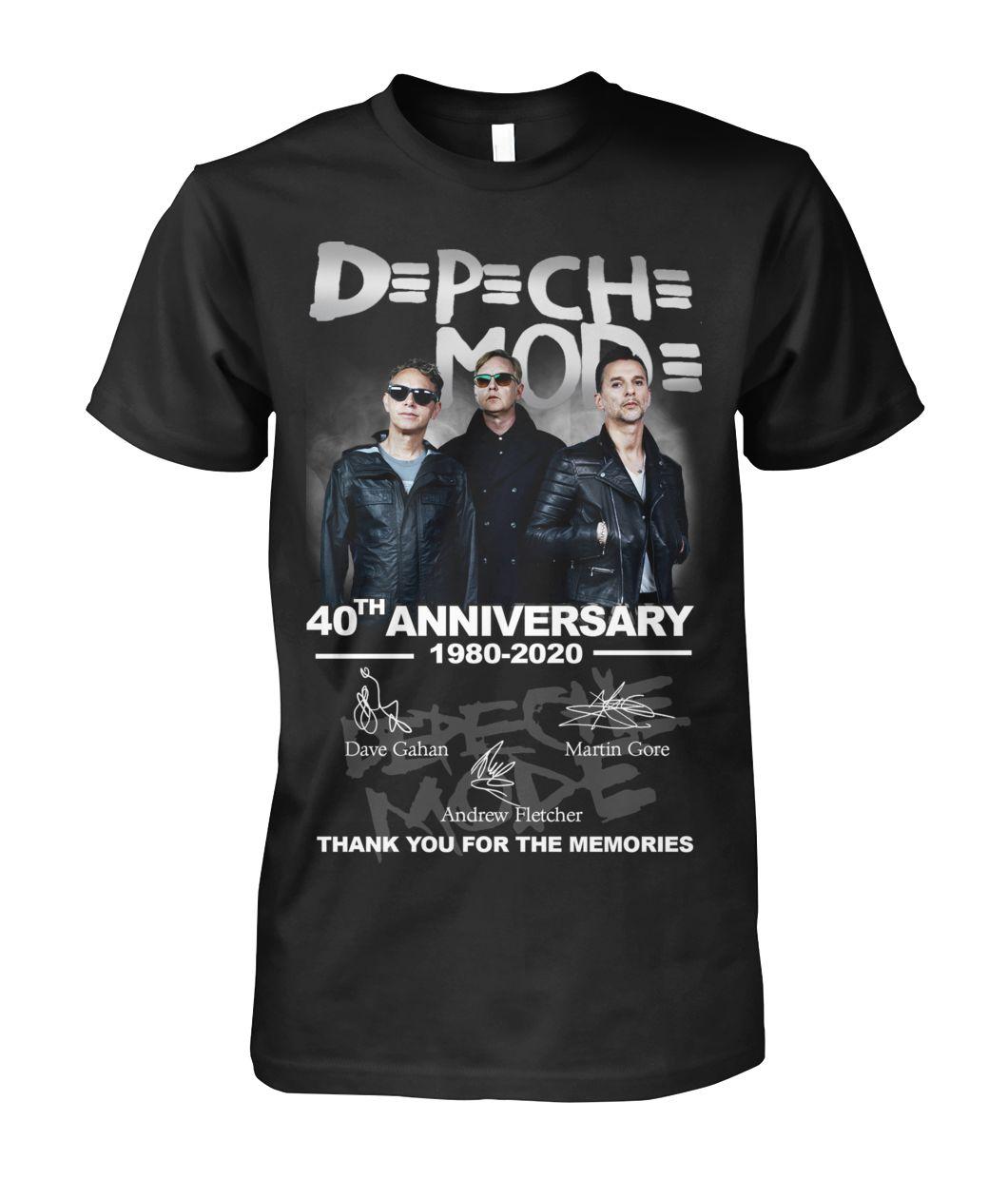 DPCH MOD 40th Anniversary 1980 2020 Thank You For The Memories Signature shirt, hoodie, tank top