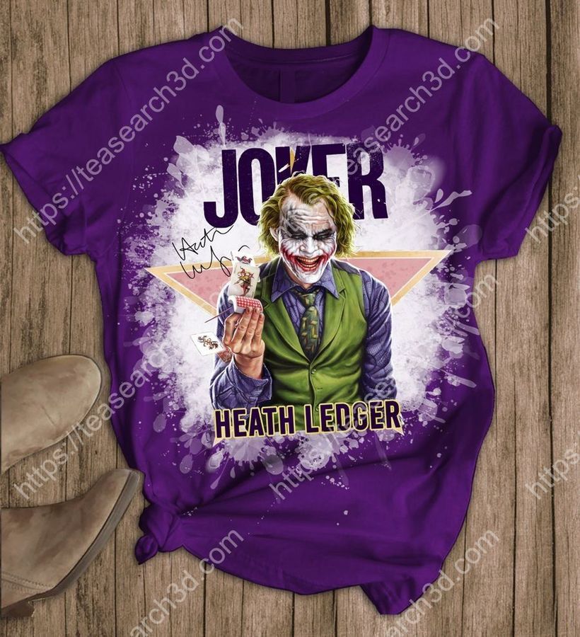 Joker Heath Ledger pajamas set