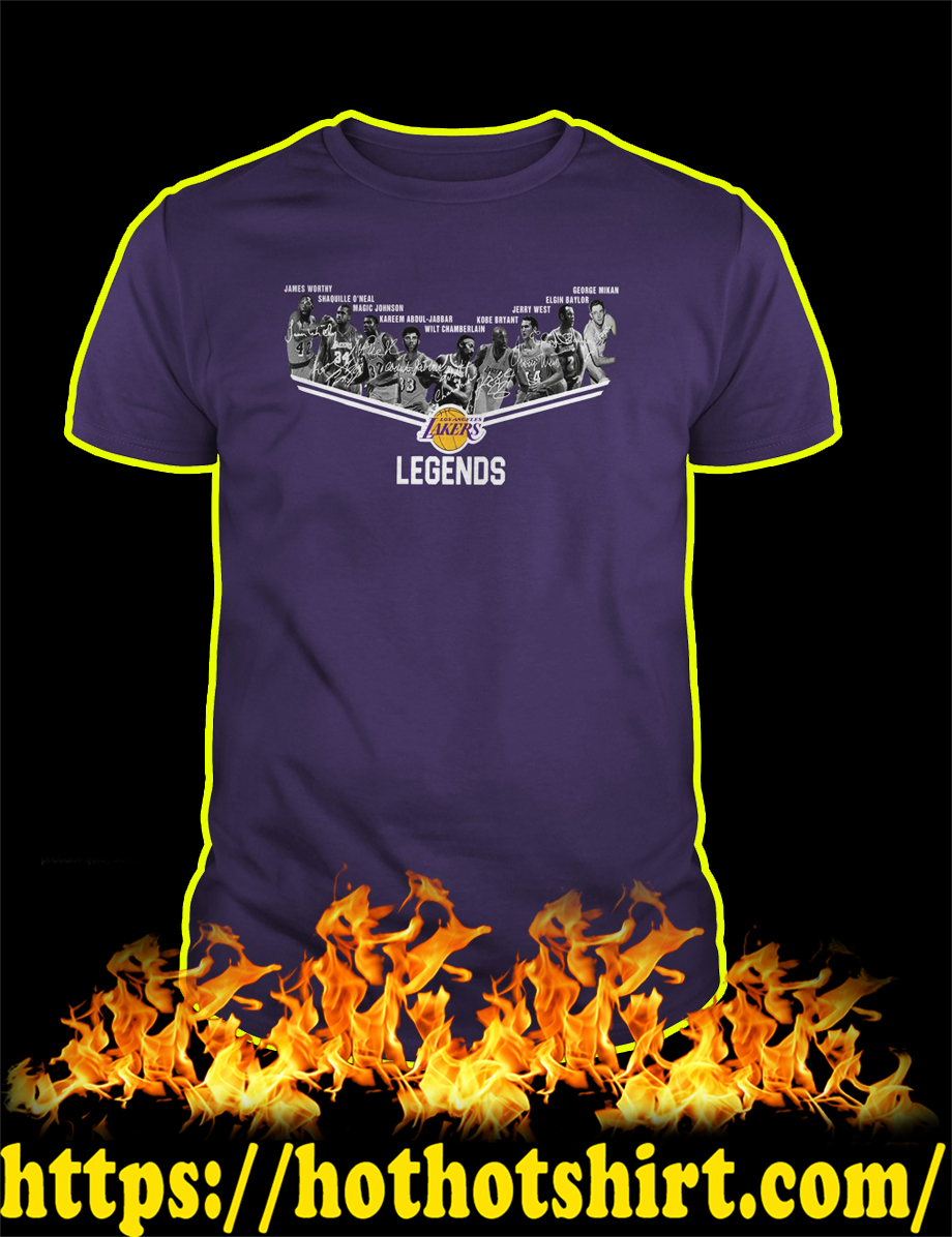 Los Angeles Lakers Legends Players shirt, hoodie and long sleeve tee