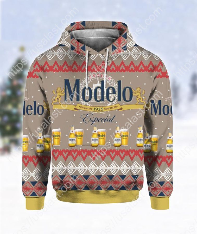Modelo Especial Beer 3D All Over Print Hoodie Christmas 2021_result