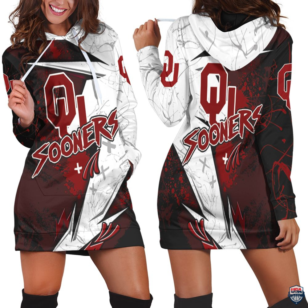 Oklahoma Sooners NCAA 3D Hoodie Dress