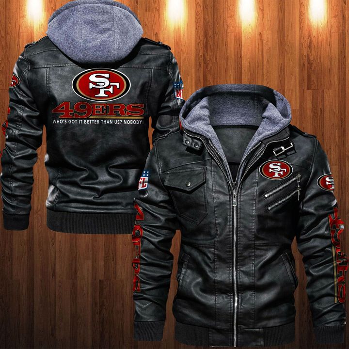 San Francisco 49ers Who’s Got It Better Than Us Leather Jacket