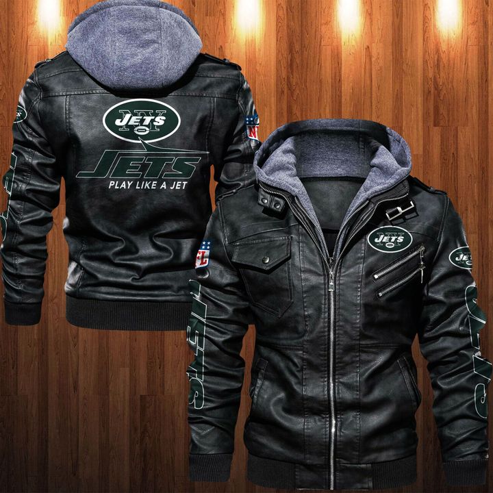 New York Jets Leather Jacket Play Like A Jet