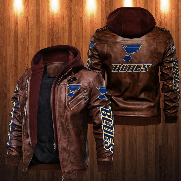St. Louis Blues Leather Jacket