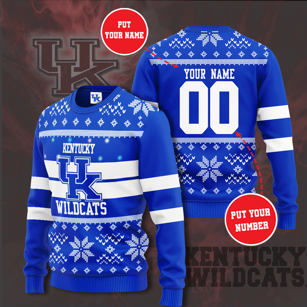 Personalized Kentucky Wildcats NCAA Ugly Sweater