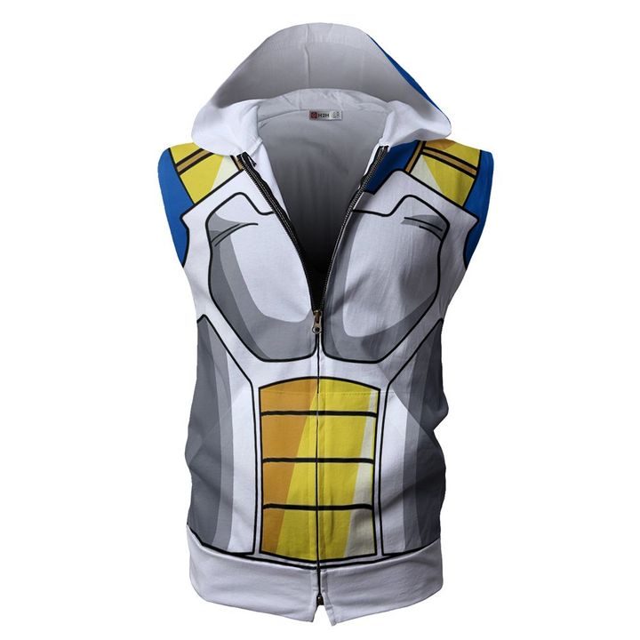 Dragon ball z outlet sleeveless hoodie