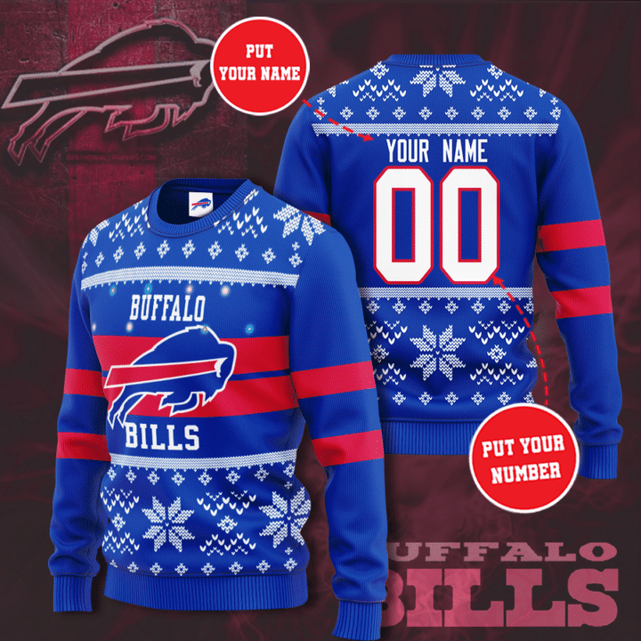Personalized Buffalo Bills NFL Ugly Sweater