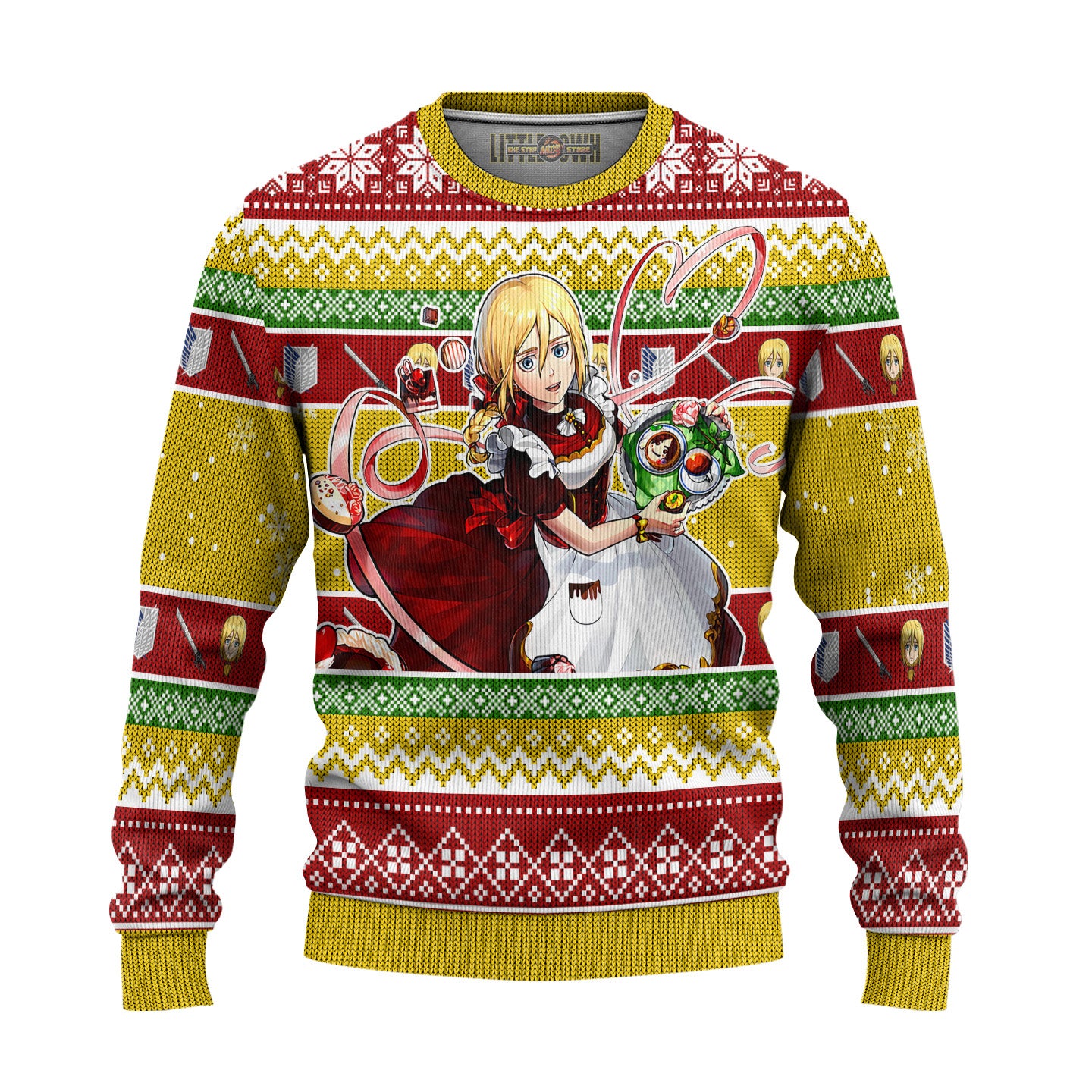 Scout Regiment Attack on Titan Anime Ugly Christmas Sweater New Design