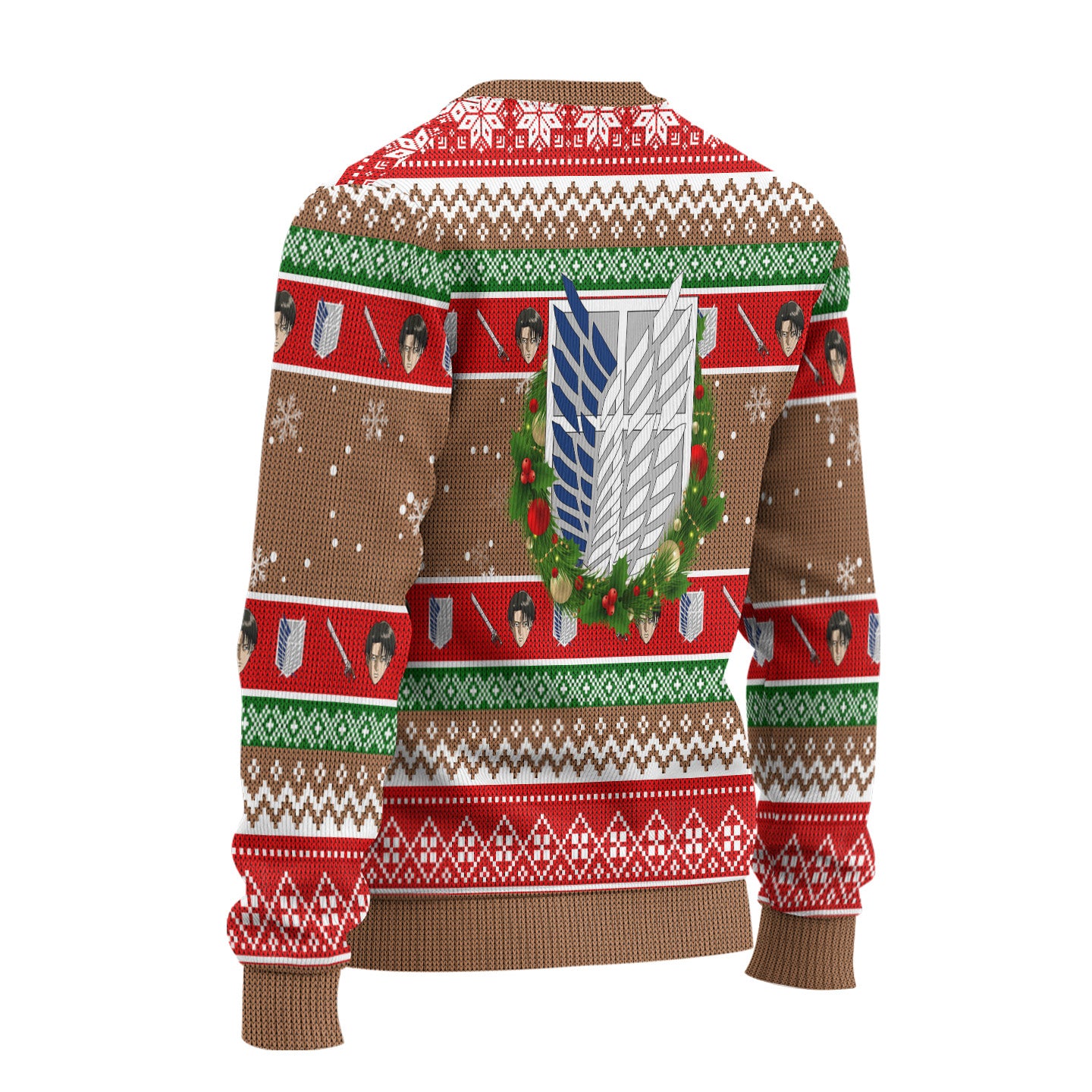 Levi Ackerman Attack on Titan Anime Ugly Christmas Sweater New Design