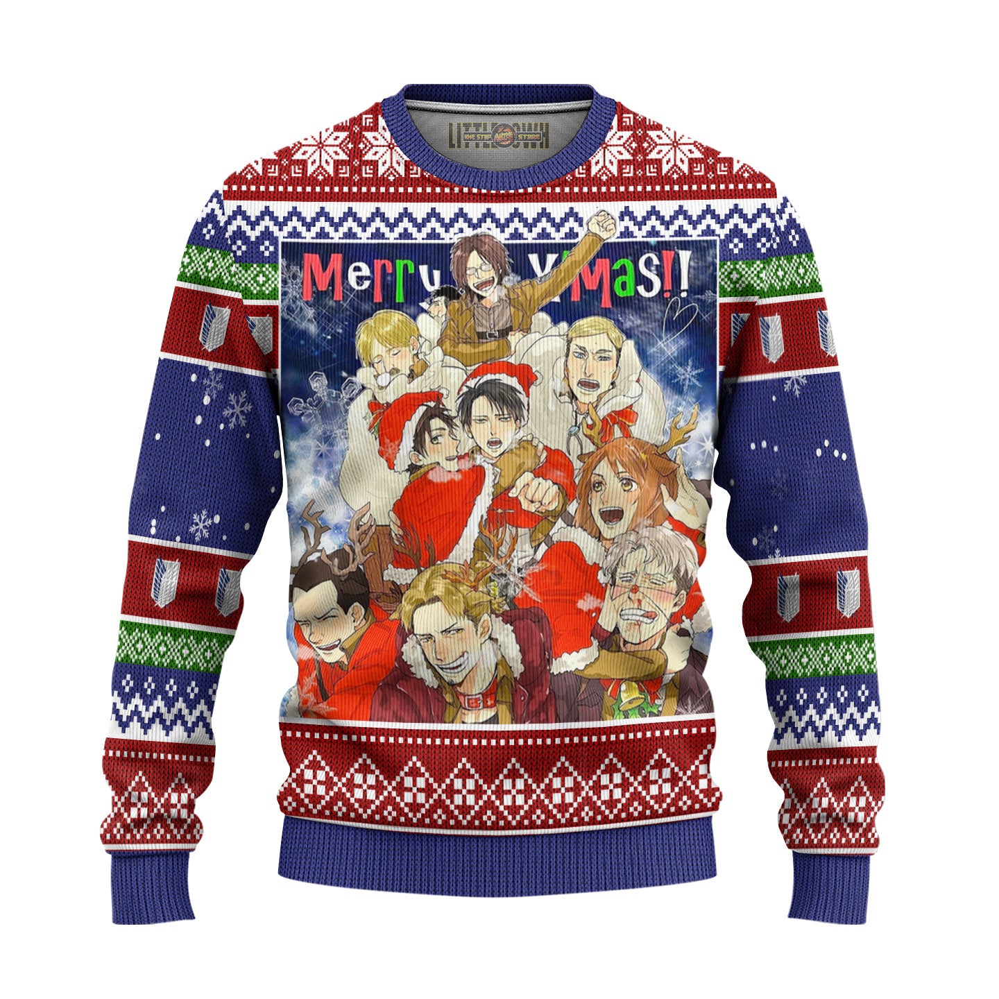 Historia Reiss Attack on Titan Anime Ugly Christmas Sweater New Design