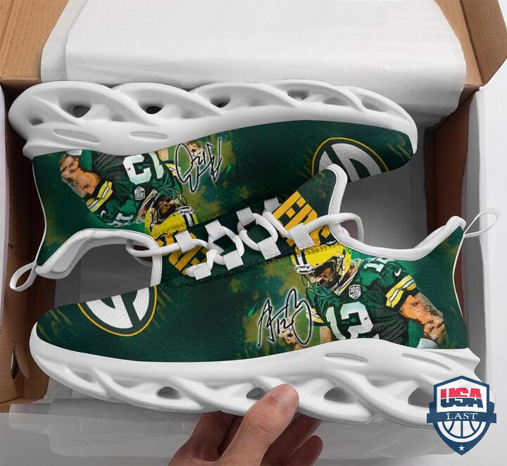 Aaron Rodgers Green Bay Packers Max Soul Shoes