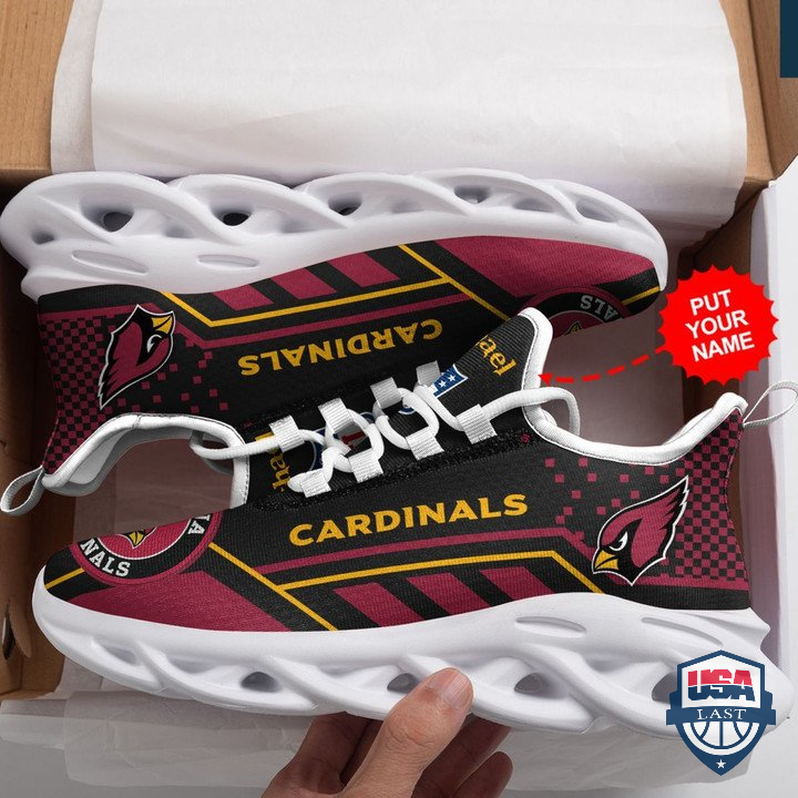 Arizona Cardinals Custom Name Max Soul Sneaker 55